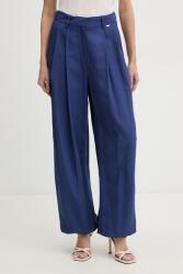 Fracomina pantaloni palazzo pentru femei, cu amestec de in PPY2-SPD0LH_59X (FS26SV3009W62201)