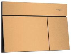Hansgrohe iFrame Element E nyomólap, dual mennyiség, szálcsiszolt bronz 66003140 (66003140) - benedekszerelveny