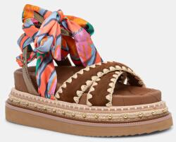 Kurt Geiger London sandale pentru femei, din piele Orson Cross Scarf Sdl PPY2-OBD417_82X (5597336219)