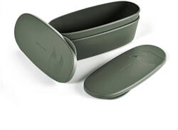 Light My Fire SnapBox Oval 2-pack Culoare: verde închis (6404113113)