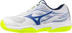 Mizuno Break Shot 5 Jr. Clay White/Dazzl Gyerekteniszcipő EUR 40, 5