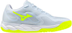 Mizuno Wave Enforce Court Clay W Ice Water/Lightning Yellow Női teniszcipő EUR 41