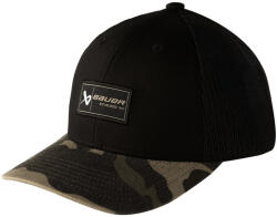 Bauer Curved Brim 2 Tone Camo Snapback Black Férfibaseballsapka