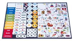 Teddies Calendar magnetic Teddies - Gradinita 114 magneti in cutie 45x32x1cm (10770064)