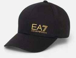 EA7 Emporio Armani pamut baseball sapka - fekete S - answear - 21 990 Ft