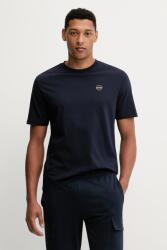 Napapijri pamut póló S-Badge - sötétkék L