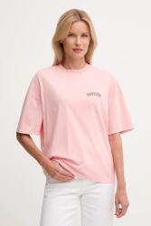 Barbour pamut póló CLAYDON - rózsaszín 38