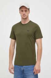 Barbour basic férfi pamut ESSENTIALS - zöld L - answear - 15 190 Ft
