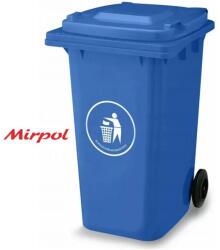 Mirpol Kuka 240l kék kültéri Kerekes háztartási szemetes Hulladéktároló EN-840