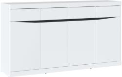  Komód Venlori 124 (Fehér + Grafit)