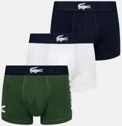 Lacoste testhezálló boxeralsó férfi pamuttal 3-as csomag - sötétkék M