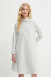 ANSWEAR vászon ruha - zöld S