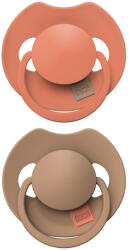 LOVI Dinamikus szilikon cumi Prime 6-18m 2db Granola/Narancs - vital24