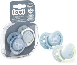LOVI Cumisüveg mini Baby shower 0-2h 2db fiú - vital24