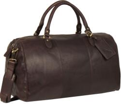 JUSTIFIED Max barna színű bőr utazótáska 12.112201 - taskaweb