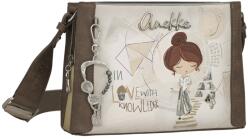 Anekke SOPHIA négyszögletes, három részes zippes divattáska 42803-554 - taskaweb