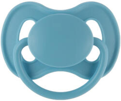 CANPOL BABIES Kaucsuk cumi kerek heggyel Nude 0-6m kék
