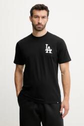 47 brand pamut póló MLB Los Angeles Dodgers - fekete L - answear - 15 990 Ft