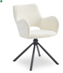 Mebel Elite Szék krém színben, bouclé kárpittal. FLAV