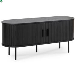 Mebel Elite TV Állvány Fekete színben. 2 ajtós. TRISH 120 cm