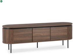 Mebel Elite TV-szekrény 160 cm méretben, háromajtós kivitelben, dió színben BECK