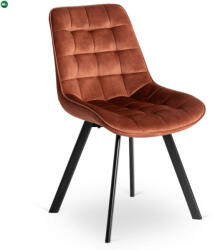 Mebel Elite Szék rozsdabarna színben, bársony kárpittal. RICK