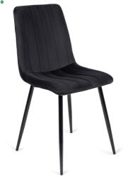 Mebel Elite Szék fekete színben, bársony kárpittal IBIS