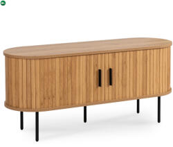 Mebel Elite TV szekrény 120 cm kétajtós kivitelben tölgy színben - TRISH