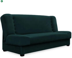 Mebel Elite Ágyazható kanapé zöld színben, velúr kárpittal PIANO