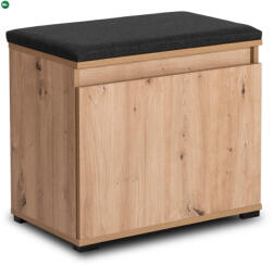  Cipőszekrény 60 cm méretben, artisan tölgy/grafit színben VENORNA