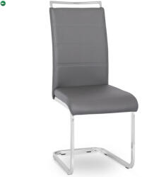 Mebel Elite Szék szürke színben, műbőr kárpitozással. LOCA