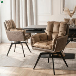 Mebel Elite Forgó szék barna színben, ISLA