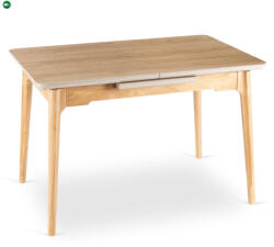 Mebel Elite Kihúzható kerámia étkezőasztal 120-160 cm méretben, tölgy színben SAMER