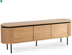 Mebel Elite TV-szekrény 160 cm méretben, háromajtós kivitelben, tölgy színben BECK