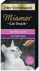 Miamor Malt Cream Paste със сирене 12x15g + Malt Cream 12x15g
