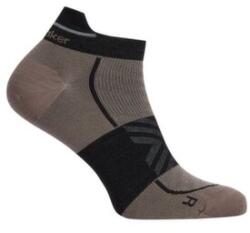 Icebreaker Merino Run+Ultralight Micro Men Șosete PORCINI/BLACK M