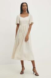 ANSWEAR ruha lenvászonnal - bézs M
