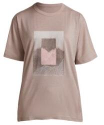 Icebreaker Merino 150 Tech Lite SS Relaxed Tee Mountain Shift Women Tricou cu mânecă scurtă PINK QUARTZ M