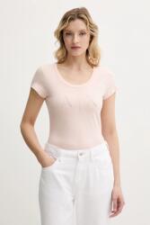 Giorgio Armani pamut póló - narancssárga S - answear - 22 990 Ft