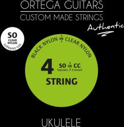 Ortega UKA-SO Authentic Clear ukulelehúr