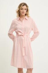 ANSWEAR selyemkeverékes ruha - rózsaszín XL