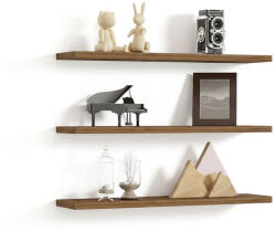 Hanah Home Fali polc szett 3db, dió (835PUQ1659)