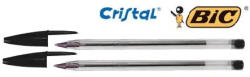 BIC Pix BIC CRISTAL NEGRU, varf mediu (847897)