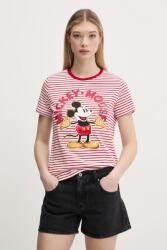 Desigual pamut póló MICKEY MOUSE - piros XS