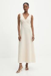 ANSWEAR ruha vászonkeverékből - bézs XS