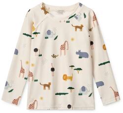 Liewood gyerek hosszúujjú fürdőruha felső Noah Printed Longsleeve Swim Tee - bézs 68