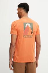 Picture t-shirt Timont - narancssárga S