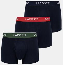 Lacoste testhezálló boxeralsó férfi pamut elasztánnal 3-as csomag - sötétkék S - answear - 17 990 Ft