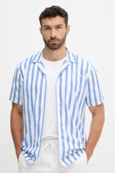 Lindbergh lenvászon ing - kék S