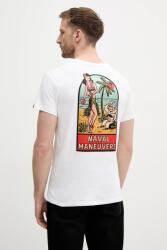 Alpha Industries pamut póló Naval T BP - fehér L